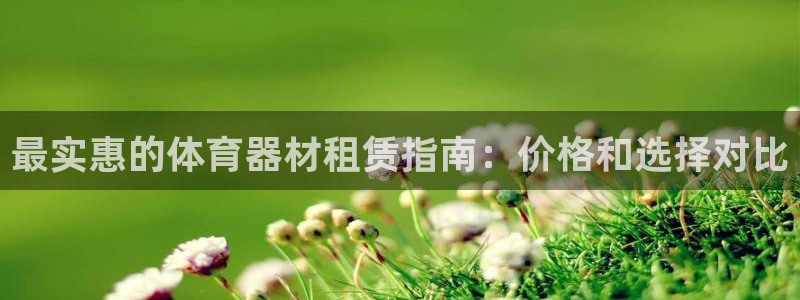 星欧娱乐挂机教程视频：最实惠的体育器材租赁指南：价格
