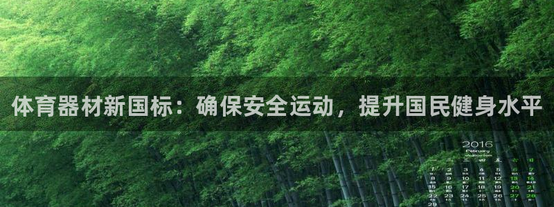 星游娱乐下载地址：体育器材新国标：确保安全运动，提升