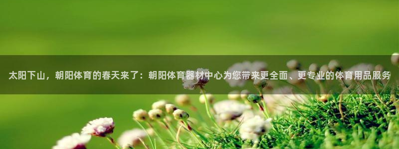 星欧娱乐的官方版本更新内容：太阳下山，朝阳体育的春天来了：朝